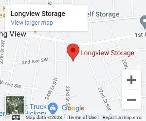 Map to Longview Mini Storage location in Longview, NC